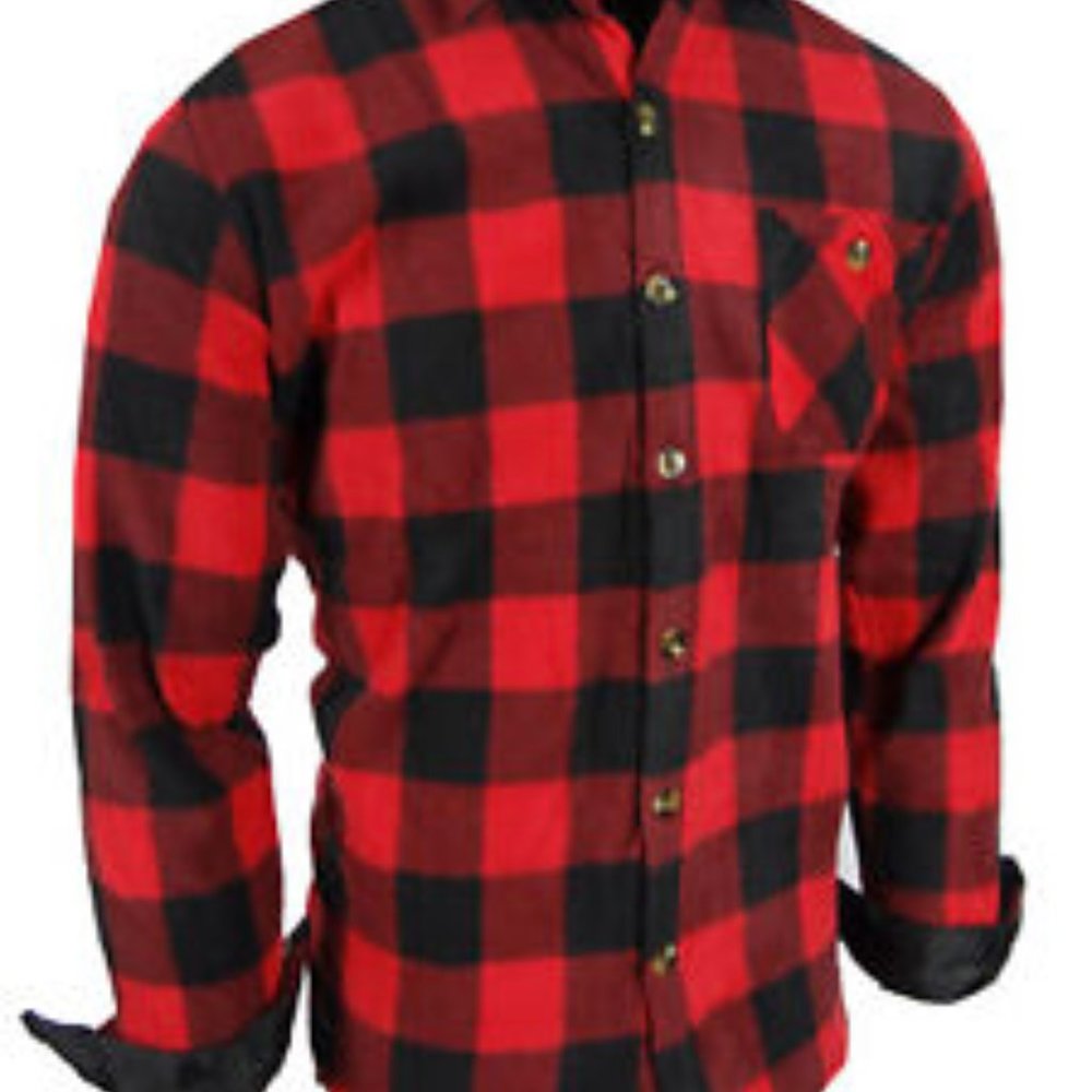 Passport Red Checkered Button Shirt